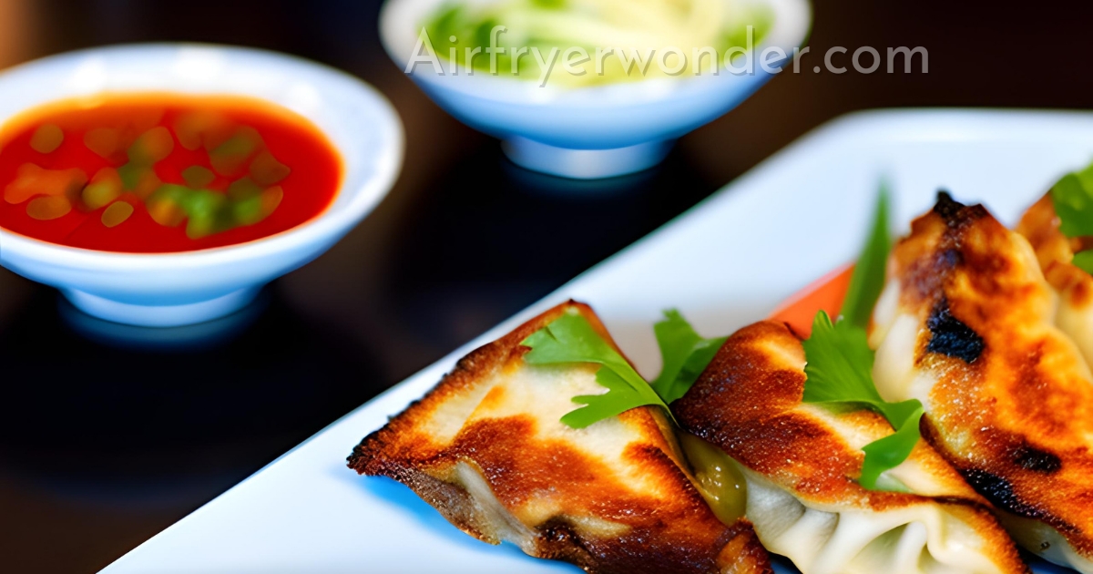 gyoza in an air fryer