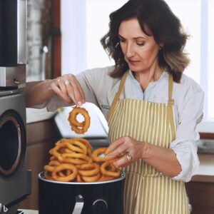 Frozen onion rings in air fryer