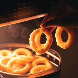 Frozen onion rings in air fryer