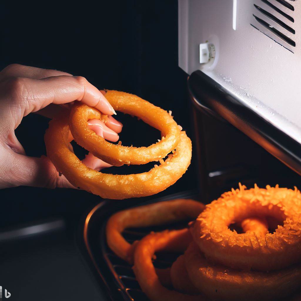 Frozen onion rings in air fryer