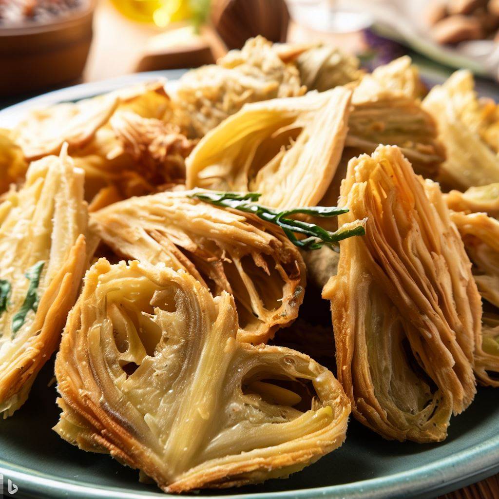 air fried artichoke hearts