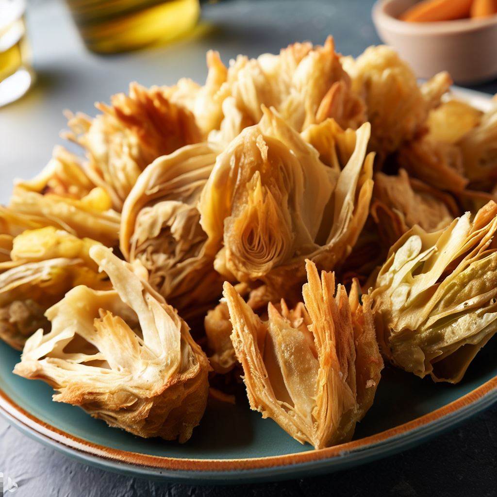 air fried artichoke hearts