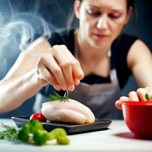 frozen chicken breast in air fryer