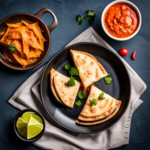 air fryer chicken quesadilla