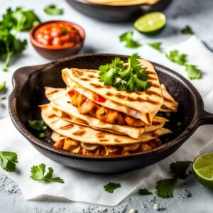 air fryer chicken quesadilla