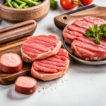 cooking a burger in the air fryer