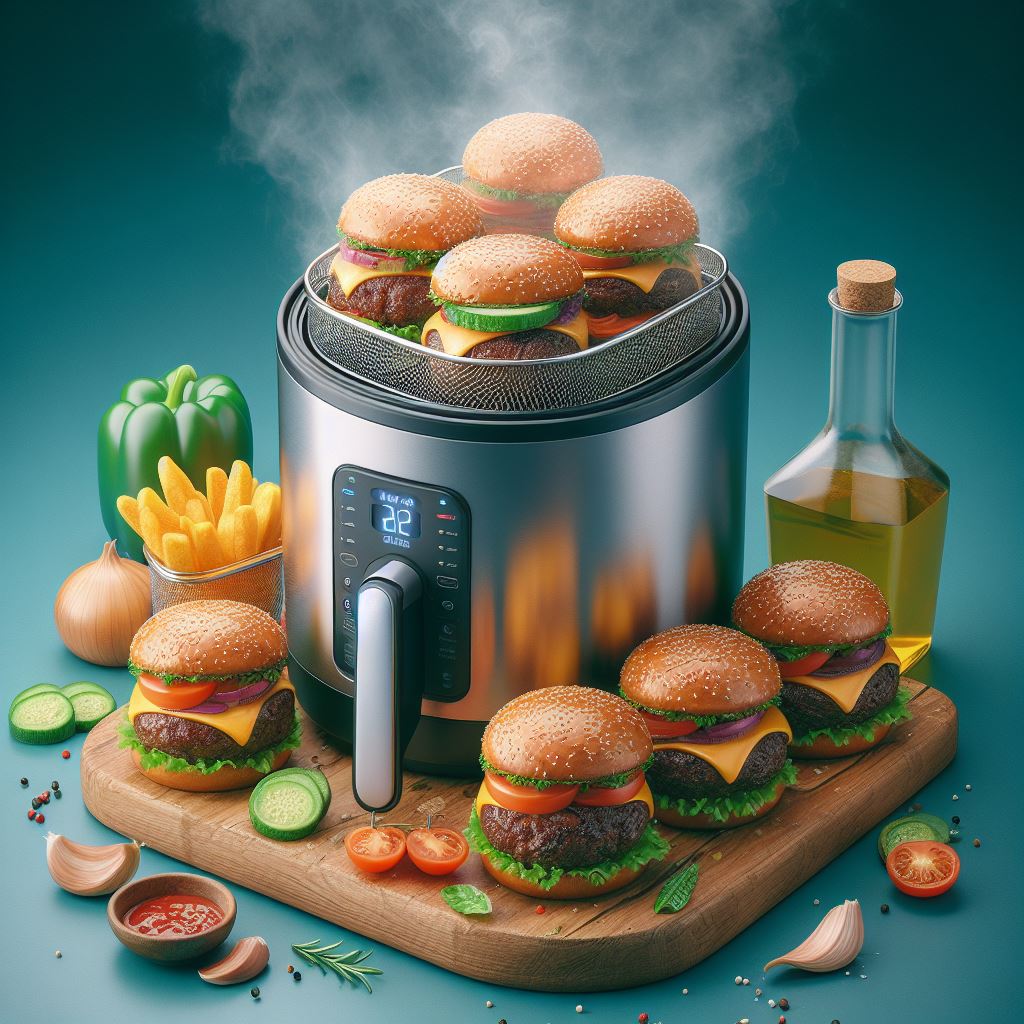 how to cook burgers in an air fryer